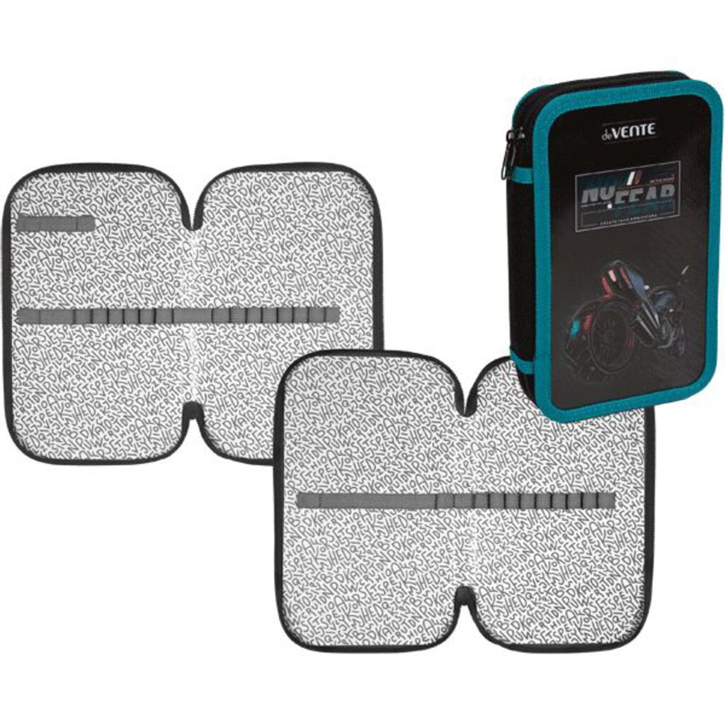 Пенал 2 отд. (205*120*40) молния, картон с конгревным тиснением No Fear