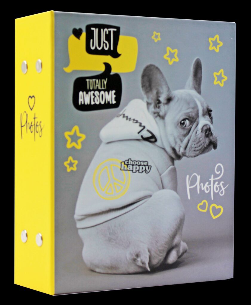 Фотоальбом 100 фото 10*15см Fluffy pets. Гррр, пластик.стр.