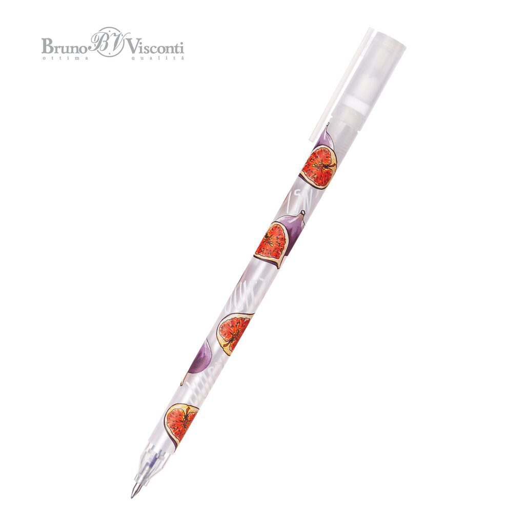 Ручка гелевая BV  0,5мм "UniWrite. Fresh &amp; fruity. Инжир" синяя