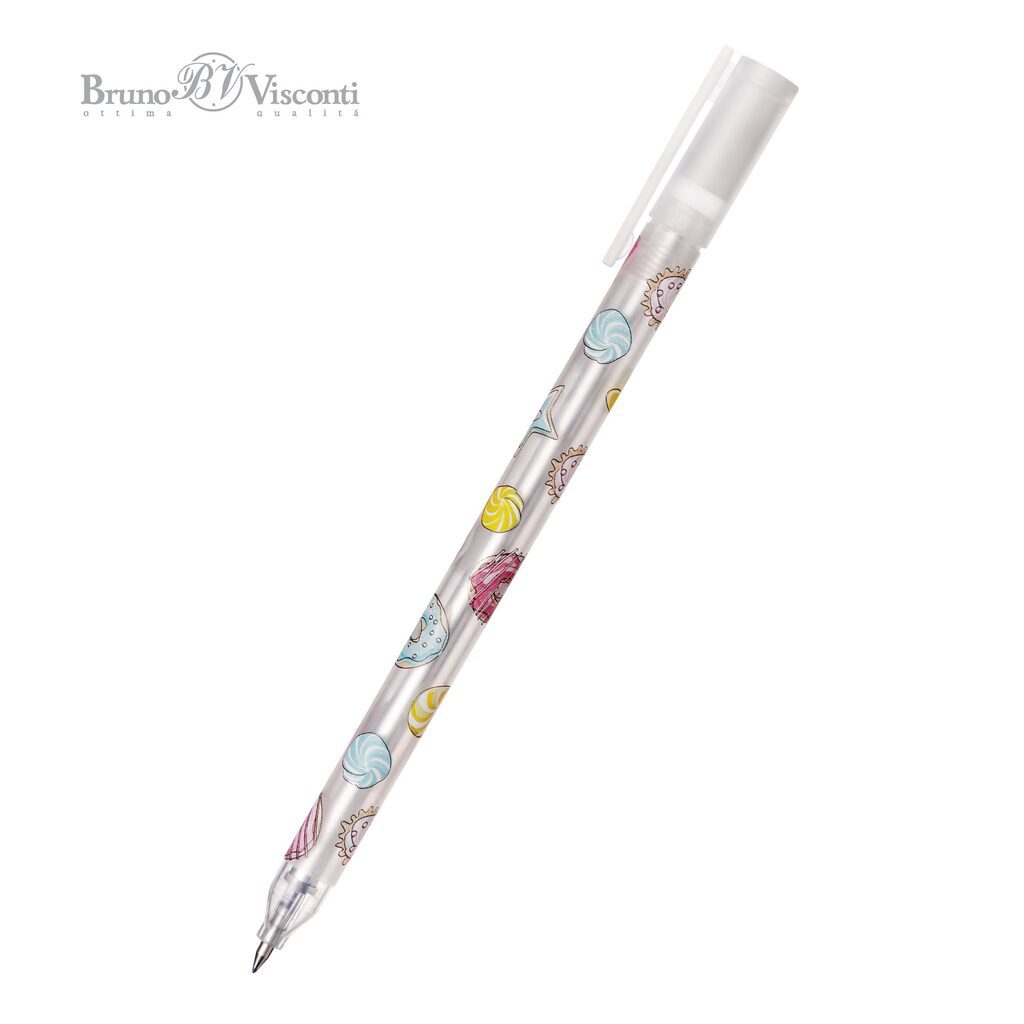 Ручка гелевая BV  0,5мм "UniWrite. Сладкое настроение" синяя