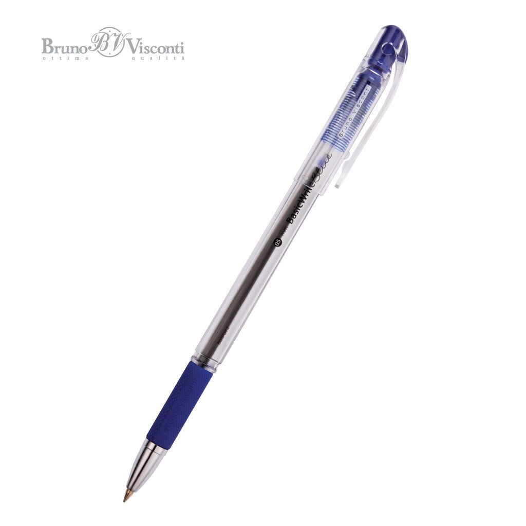 Ручка шар. BV "BasicWrite", 0.5мм, синяя