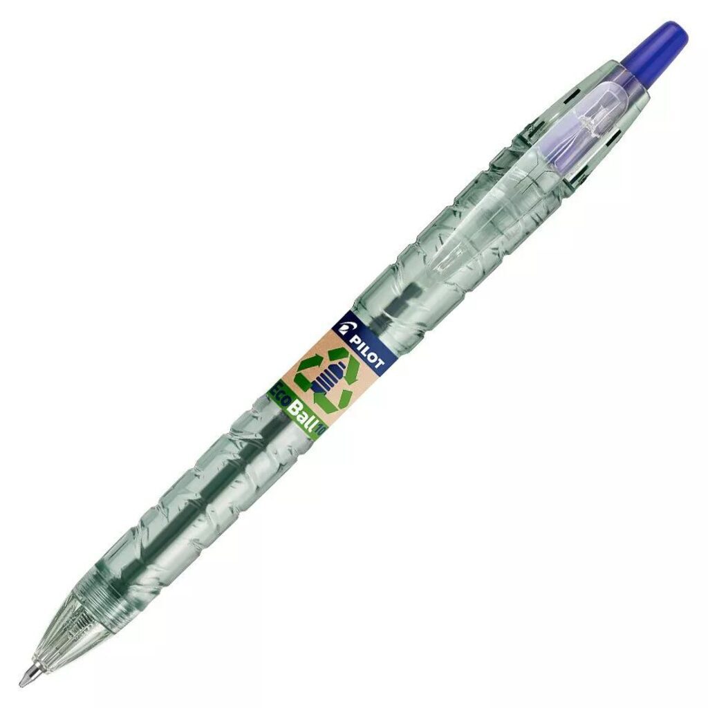 Ручка шариковая автомат. B2P Ecoball 1мм синяя
