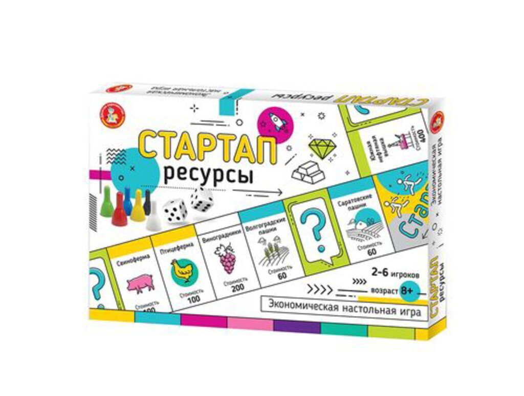 Игра экономическая "Стартап. Ресурсы" 9+