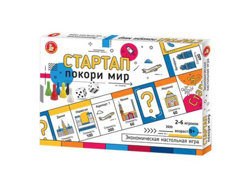 Игра экономическая "Стартап. Покори мир" 9+