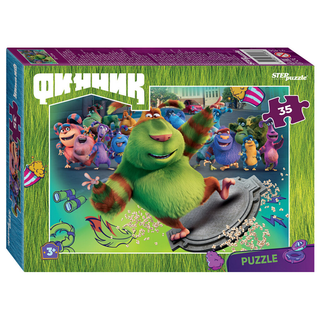 Пазлы   35 элементов  330*230мм.  "Финник" Riki