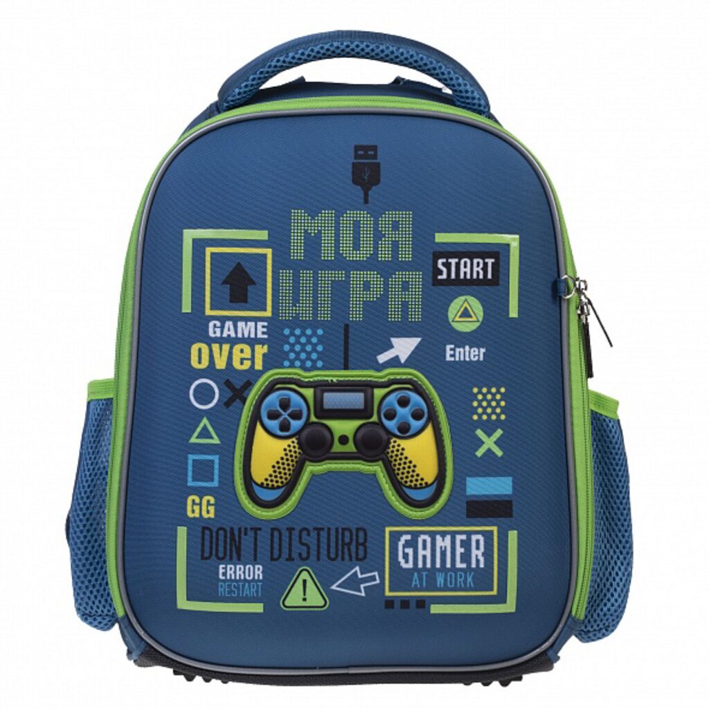 Ранец школьный 35*27*15см Hatber Ergonomic mini "Моя игра" EVA