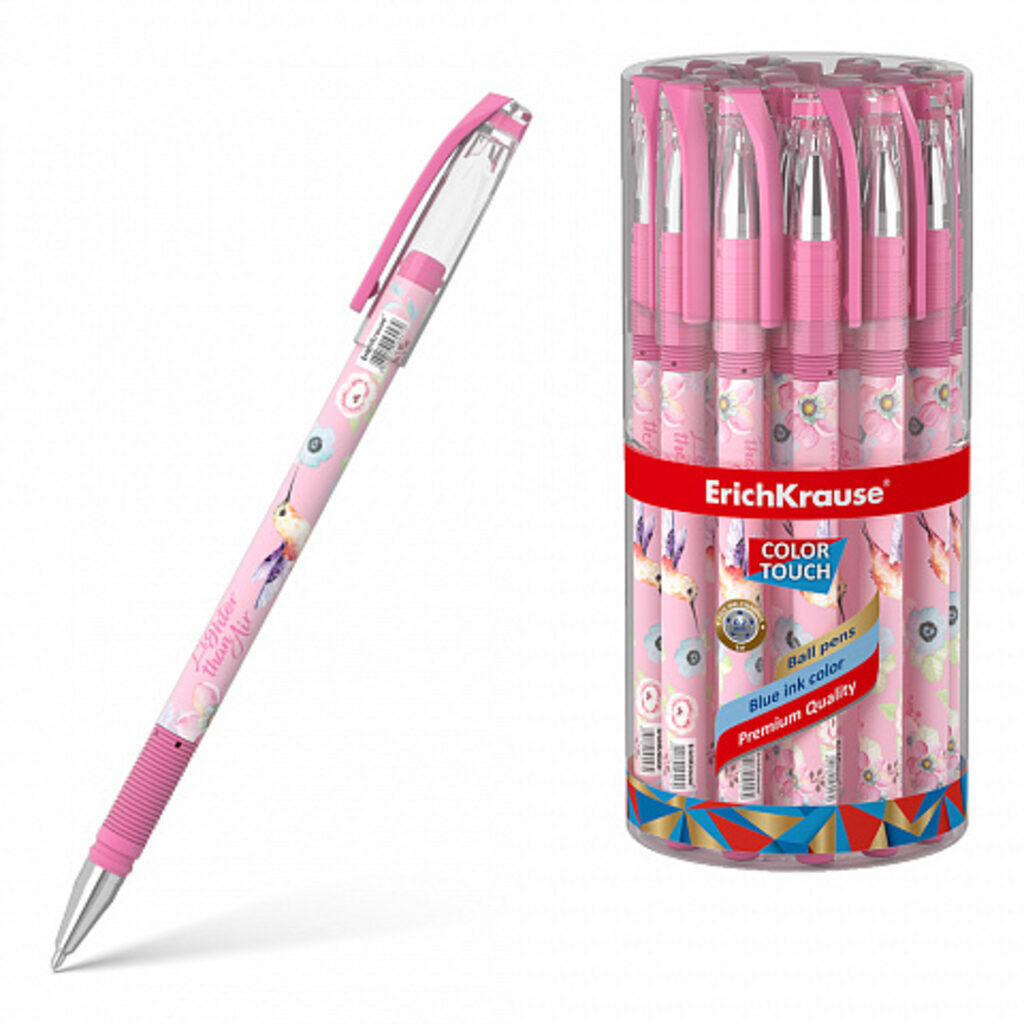 Ручка шар. ЕК   ColorTouch Colibri синяя, 0,7мм, покрытие Soft touch