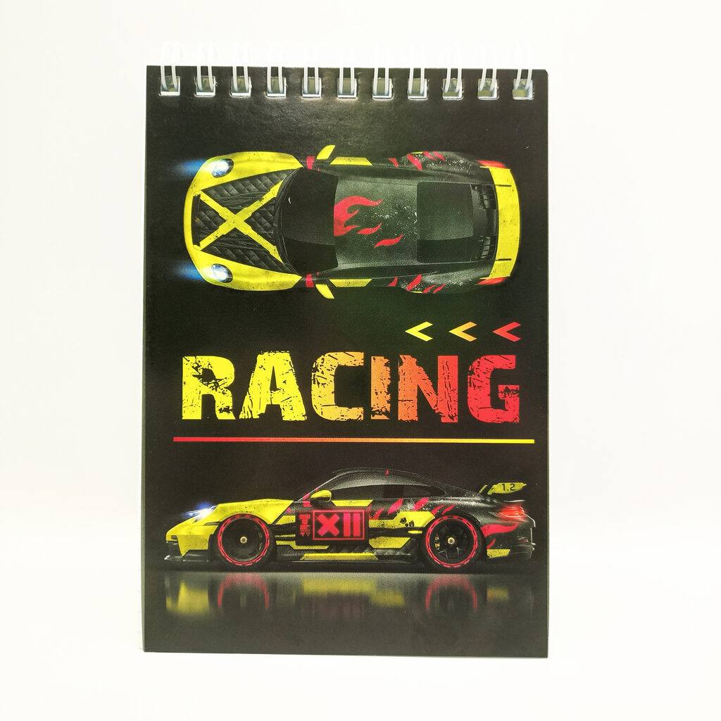 Блокнот А6  60л гребень "Киберпанк" клетка