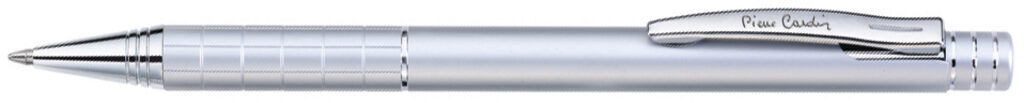 Ручка подарочная шариковая PIERRE CARDIN Gamme, корпус серебро, латунь, отделка- сталь и хром