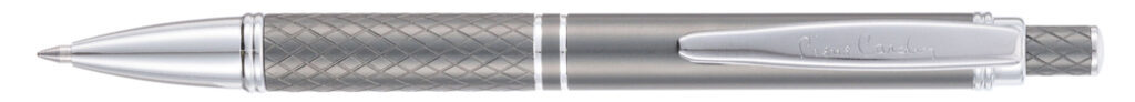 Ручка подарочная шариковая PIERRE CARDIN Gamme, корпус серый., алюмин, матовый, хром