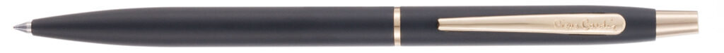 Ручка подарочная шариковая PIERRE CARDIN Gamme, корпус черный, алюмин, хром, синяя