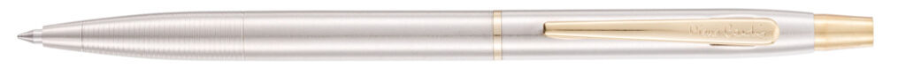 Ручка подарочная шариковая PIERRE CARDIN Gamme, корпус серебристый., алюмин, хром, синяя