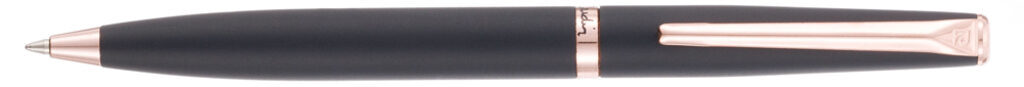 Ручка подарочная шариковая PIERRE CARDIN Gamme, корпус черный, алюминий, синяя