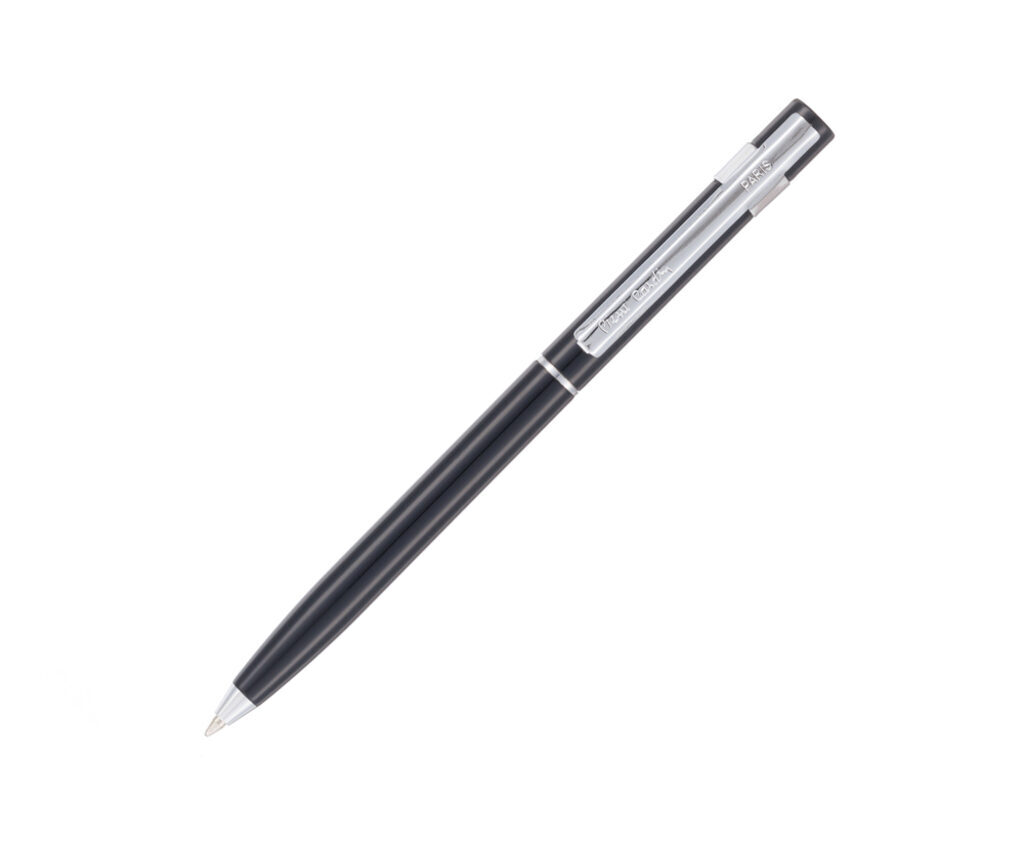 Ручка подарочная шариковая PIERRE CARDIN Easy, корпус черный метллик, алюминий,  сталь+хром