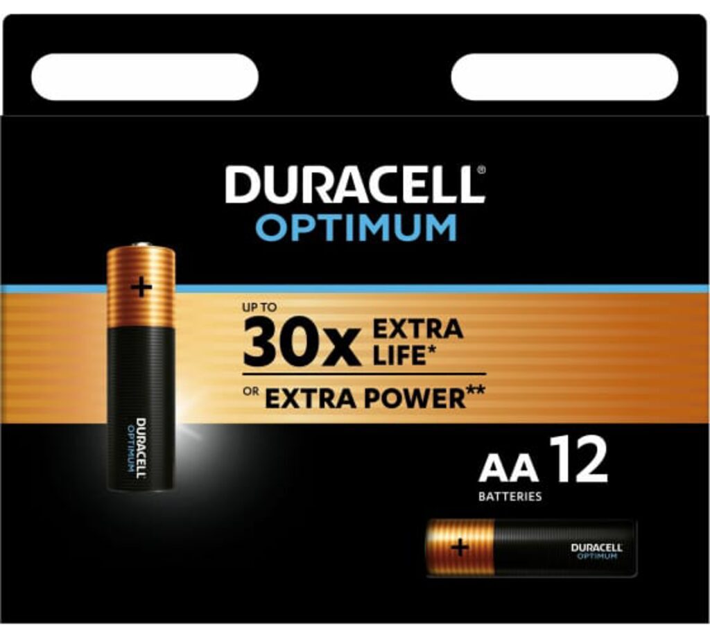 Батарейка LR-06 (АА) DURACELL OPTIMUM, блистер, цена за 1 шт