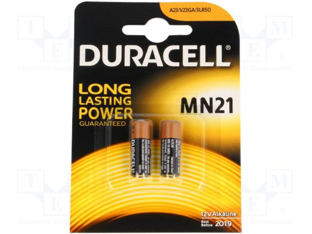 Батарейка 23 A (MN21) DURACELL, блистер, цена за 1 шт