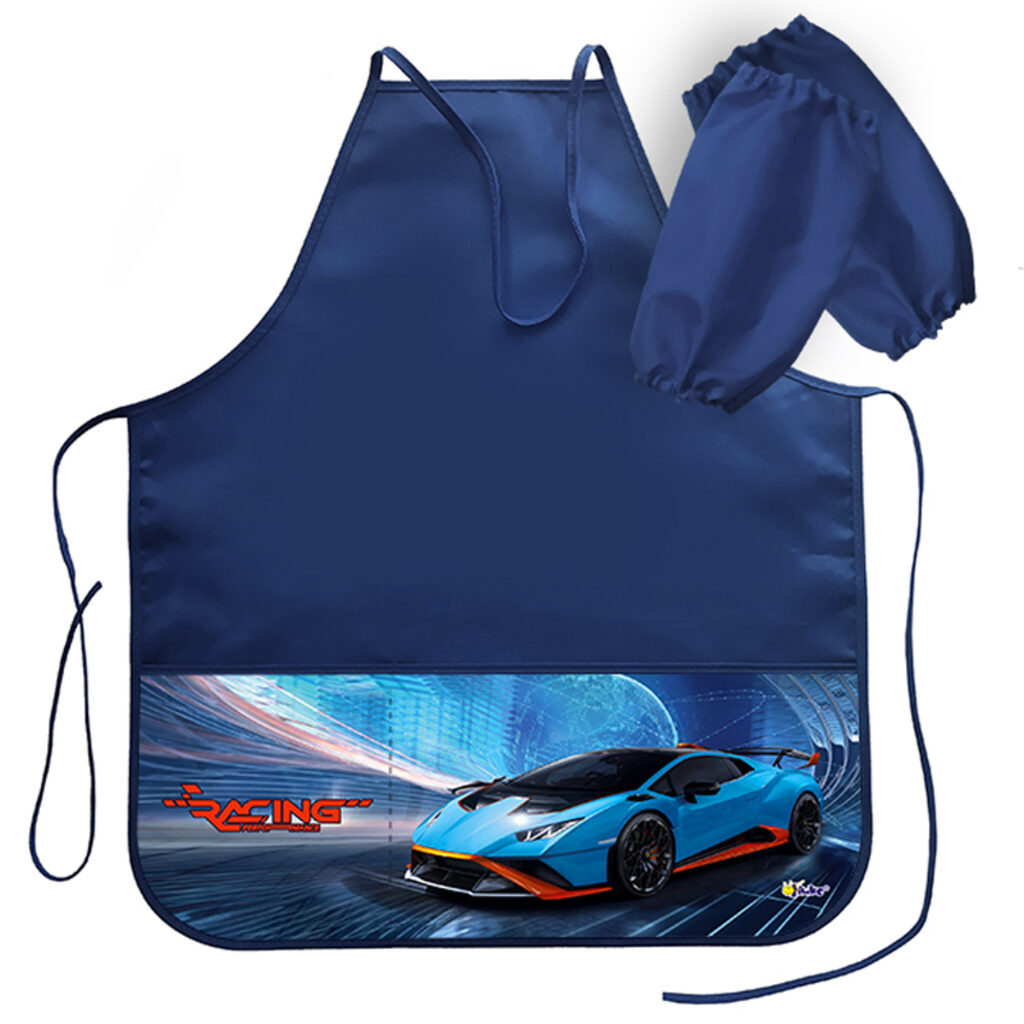 Набор Нарукавники + фартук для труда 535*445мм 2 кармана "Racing car"