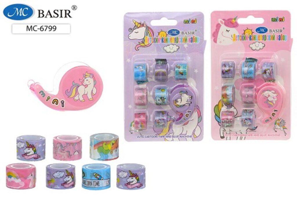 Набор скотча декоративного, 7шт. в блистере