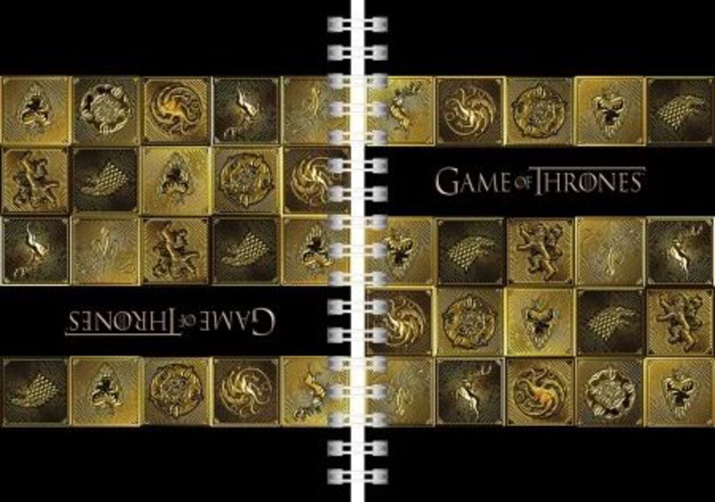 Блокнот А6 7БЦ гребень  80л "Игра престолов. Game of Thrones" кл.*