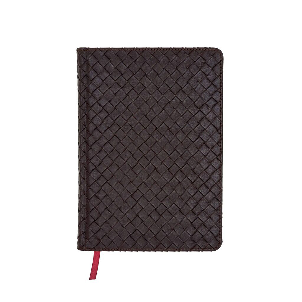 Ежедневник недат. А6 136л., кожзам, тв.пер. "Magnum. Коричневый" ляссе