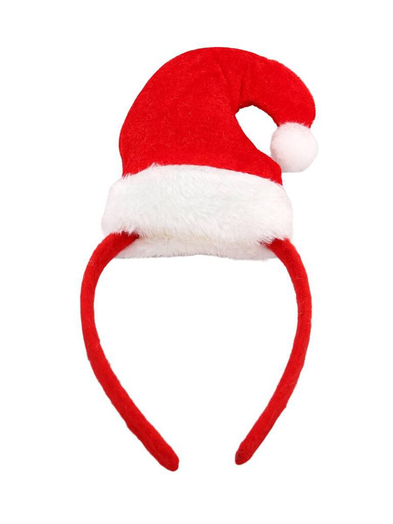Ободок карнавальный "Колпак Санты" 15*12см