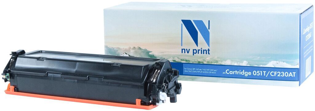 Картридж NVP совместимый NV-051T/CF230AT для Canon LBP-160 ser/162/MF-260 ser/264/267/269/HP LJP-M20