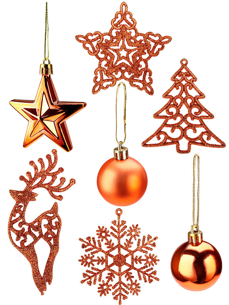 Набор подвесных украшений  20шт "Ассорти" бронза