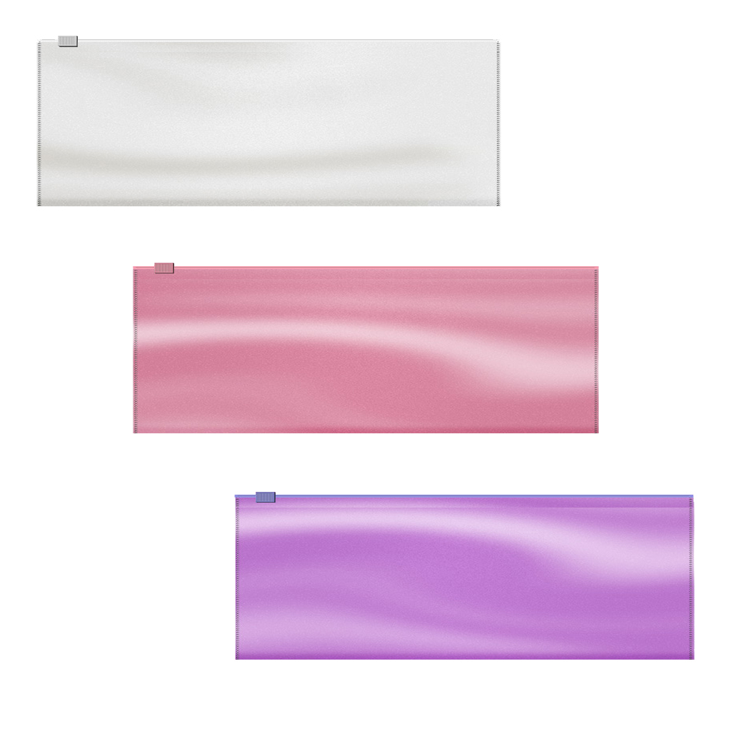Zip-пакет пластиковый ErichKrause® Glossy Candy, 230х70мм, полупрозрачный, ассорти (в пакете по 12 шт.)