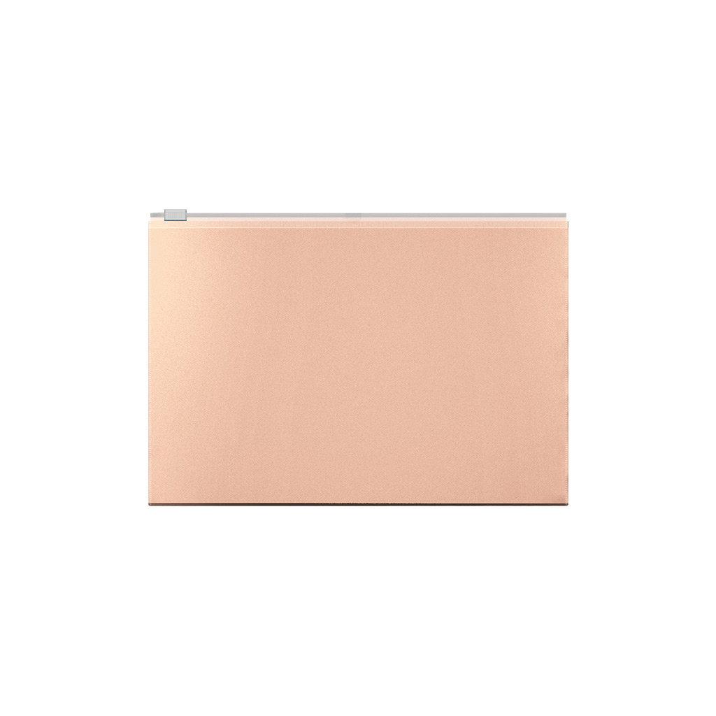Zip-пакет пластиковый ErichKrause® Matt Powder, В5, непрозрачный, розовый (в пакете по 12 шт.)