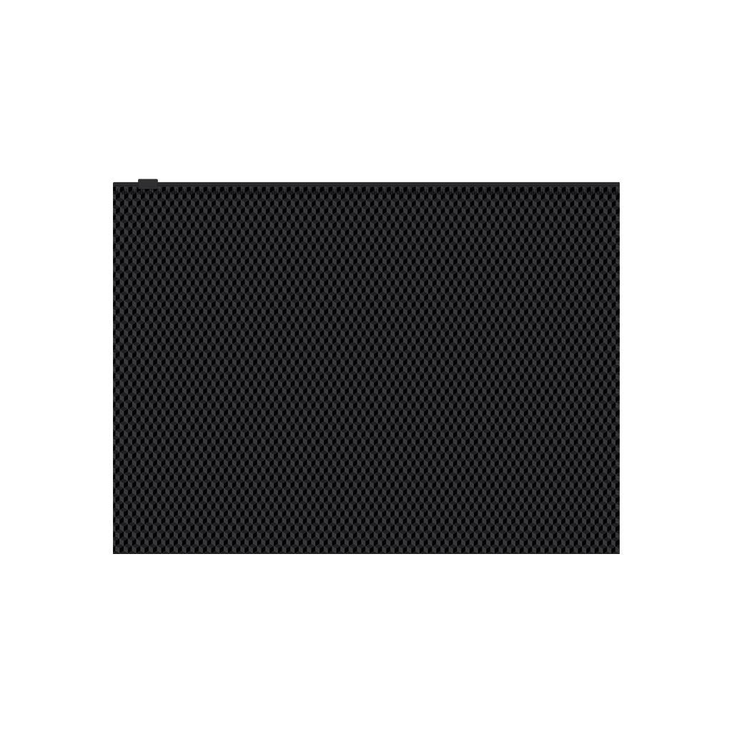 Zip-пакет пластиковый ErichKrause Diamond Total Black, A4, непрозрачный, черный (в пакете по 12 шт.)
