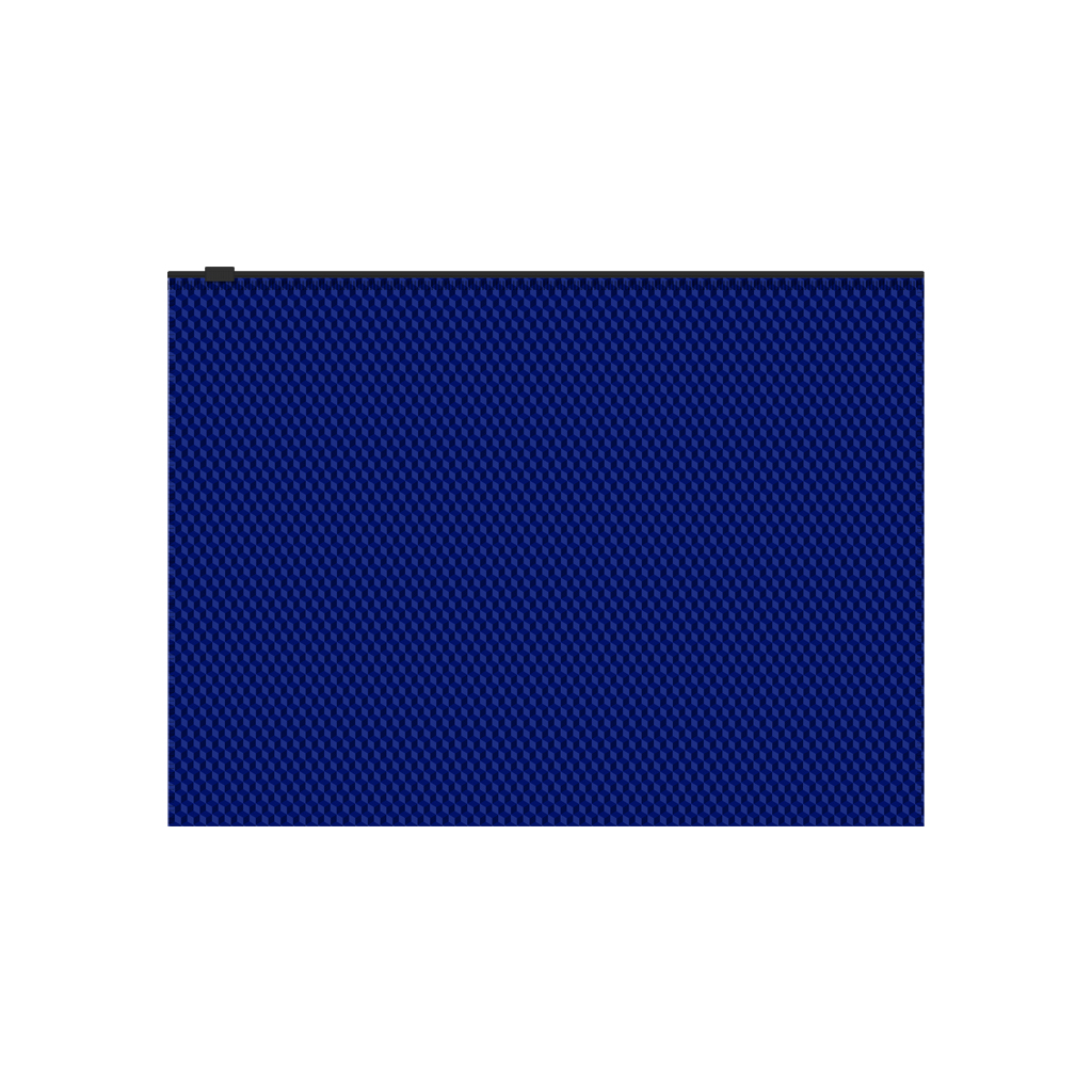 Zip-пакет пластиковый ErichKrause Diamond Total Blue, A4, полупрозрачный, синий (в пакете по 12 шт.)