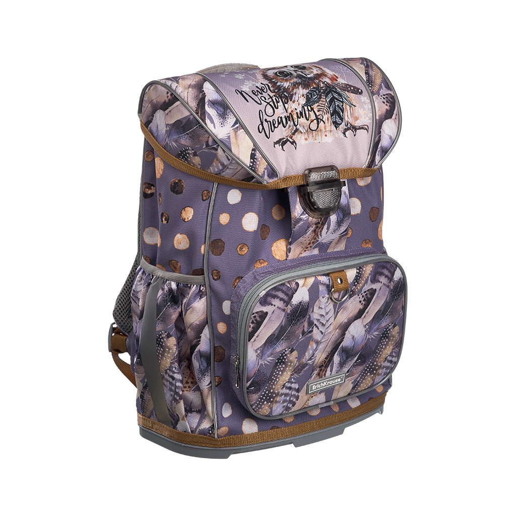 Ученический рюкзак с пластиковым дном ErichKrause ErgoLine® 16L Dreamy Owl