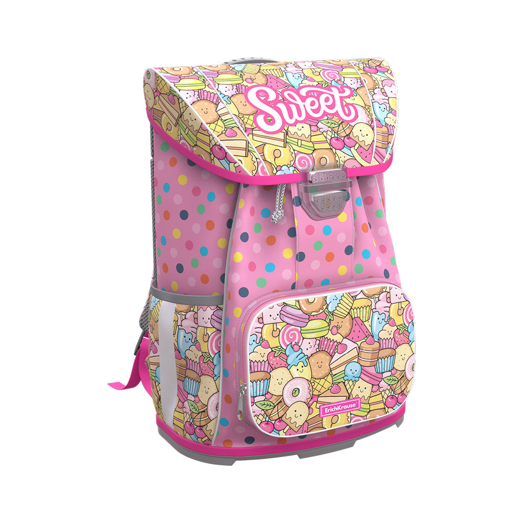 Ученический рюкзак с пластиковым дном ErichKrause ErgoLine® 16L Sweet Paradise