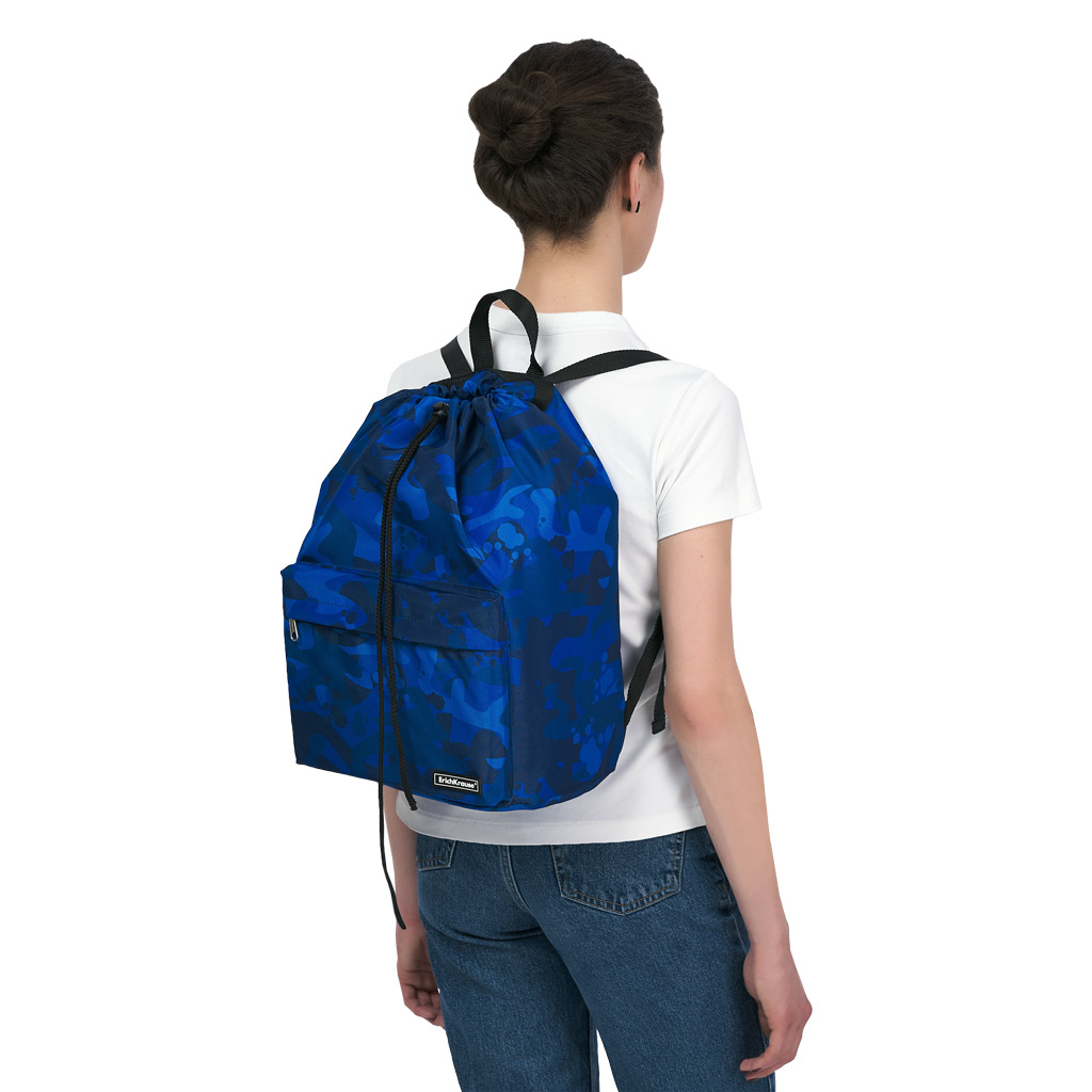 Рюкзак на шнурке ErichKrause® EasyLine® 16L Sea Camo