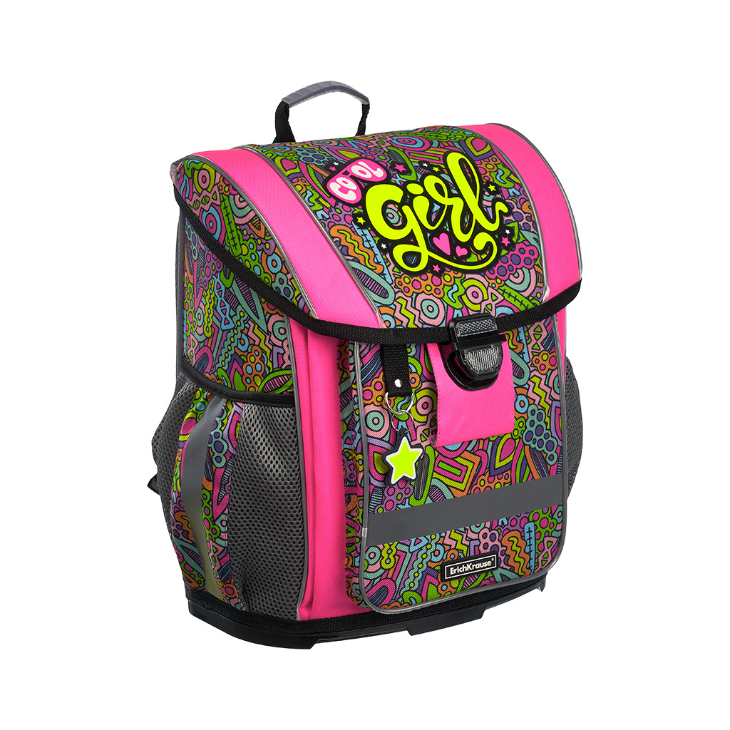 Ученический ранец с пластиковым дном ErichKrause® ErgoLine® 16L Cool Girl