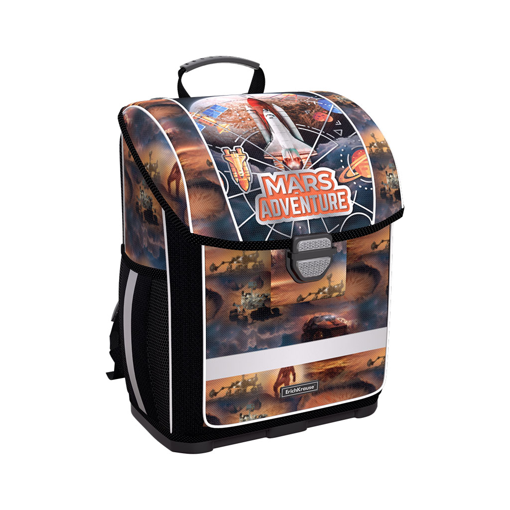 Ученический ранец с пластиковым дном и грудной перемычкой ErichKrause ErgoLine® 16L Mars Adventure