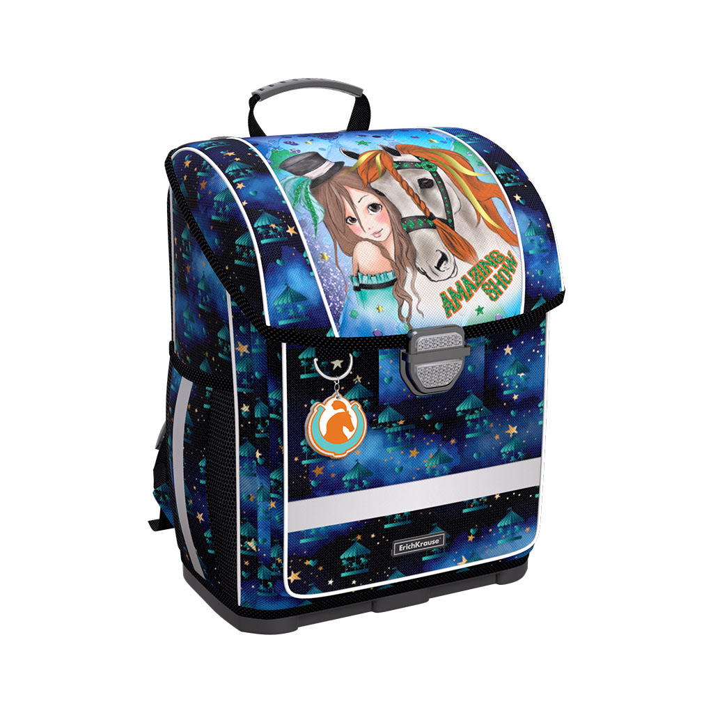 Ученический ранец с пластиковым дном ErichKrause ErgoLine® 16L Magic Lunapark