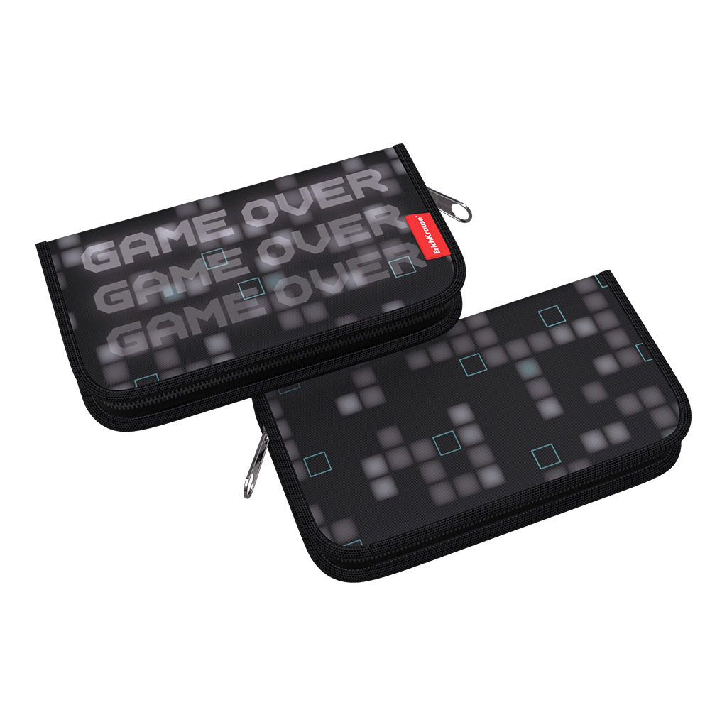 Пенал-книжка без наполнения ErichKrause 110x205x25мм Game Over