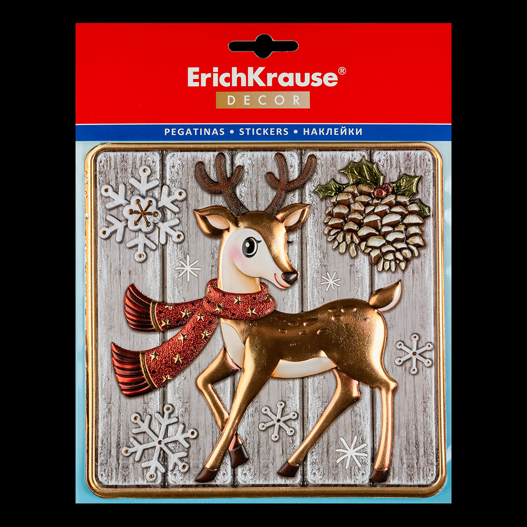 Наклейка ErichKrause® Decor Олененок 18х23см