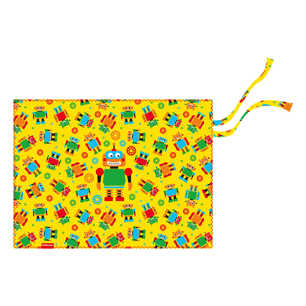 Подкладка настольная текстильная ErichKrause Kind Robot, A3+
