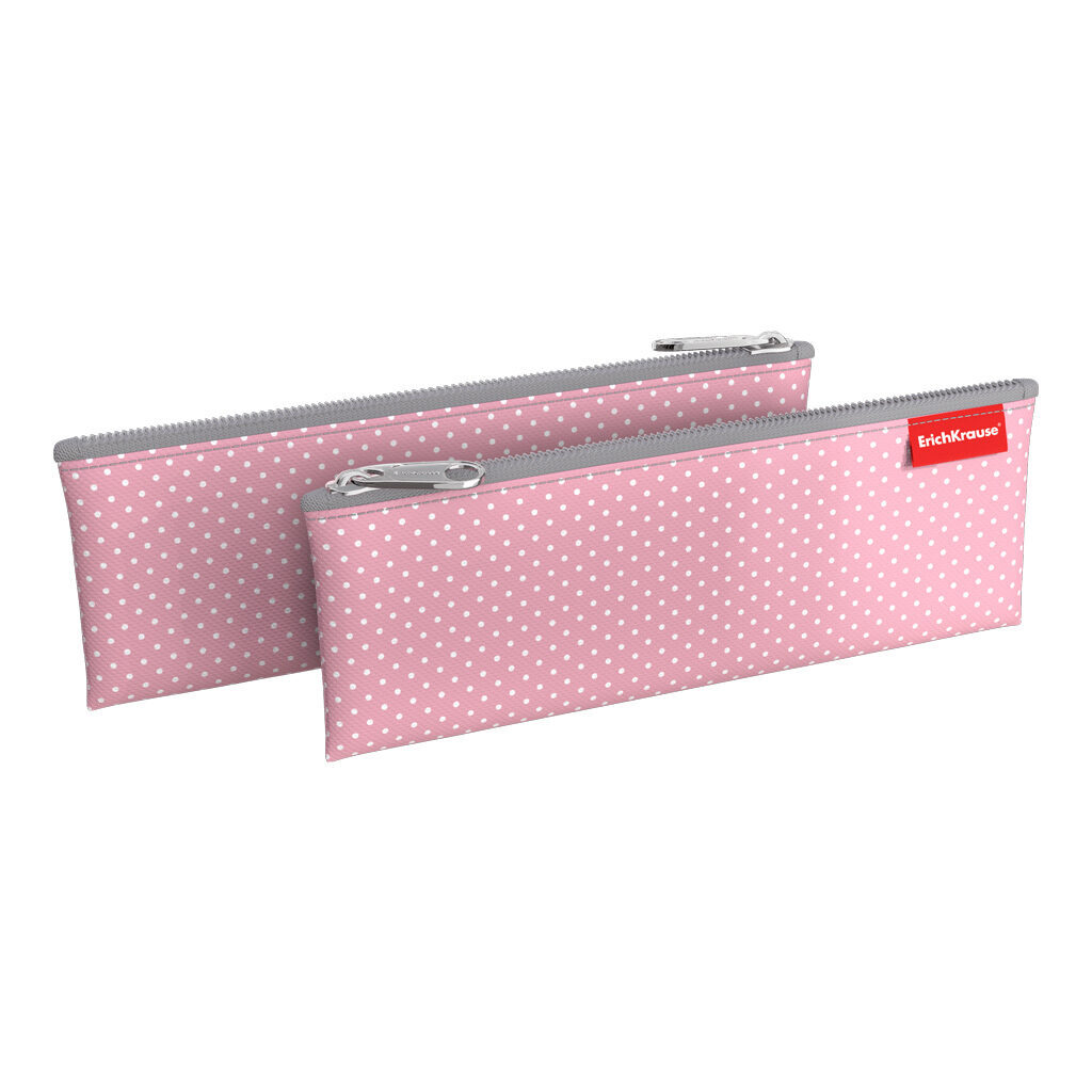 Пенал конверт ErichKrause® 220х90мм Dots in Rose