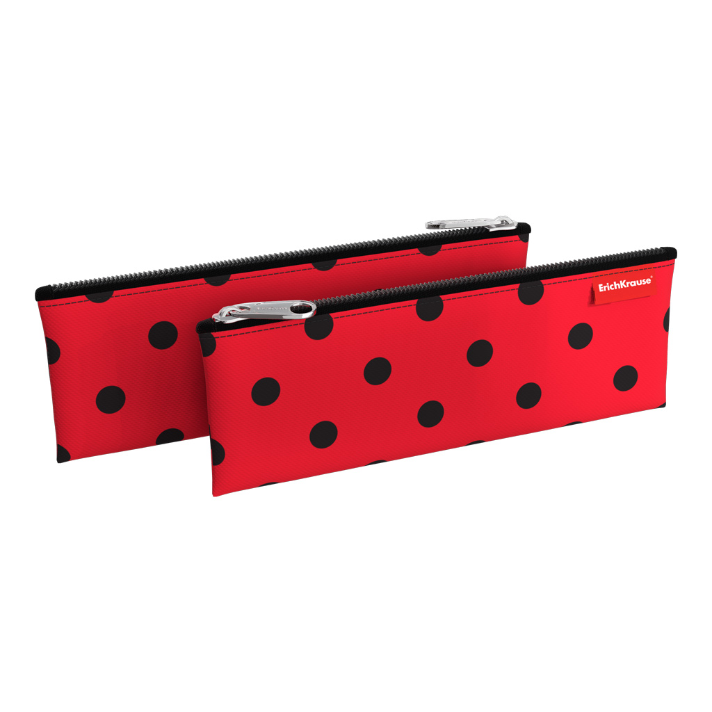 Пенал конверт ErichKrause® 220х90мм Dots in Red