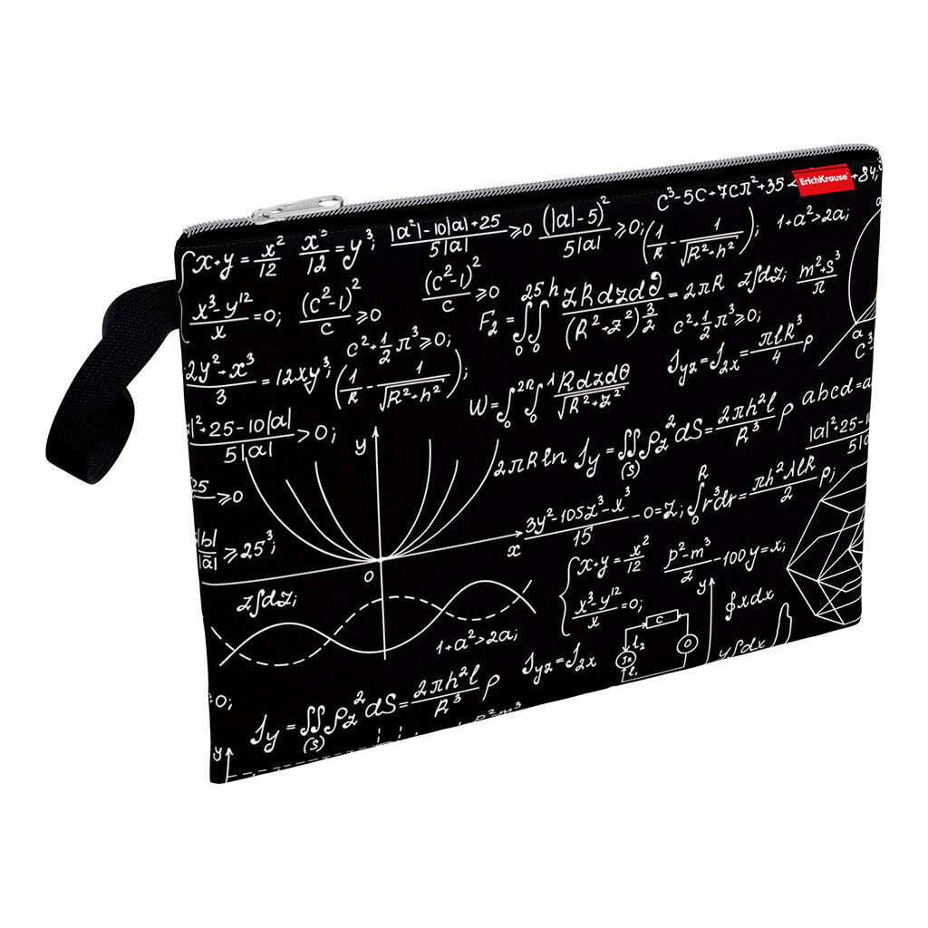 Папка текстильная на молнии ErichKrause Algebra, A4