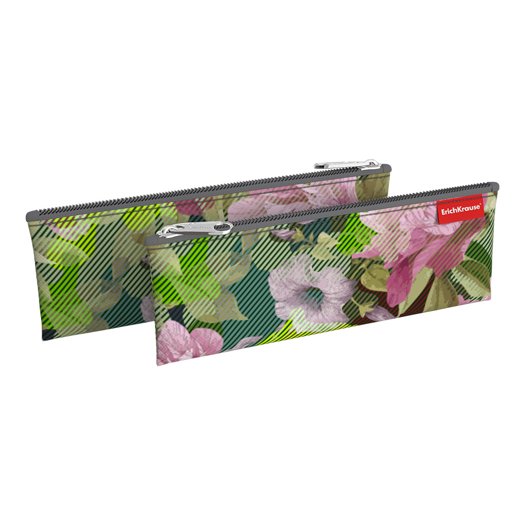 Пенал конверт ErichKrause® 220х90мм Garden Flower