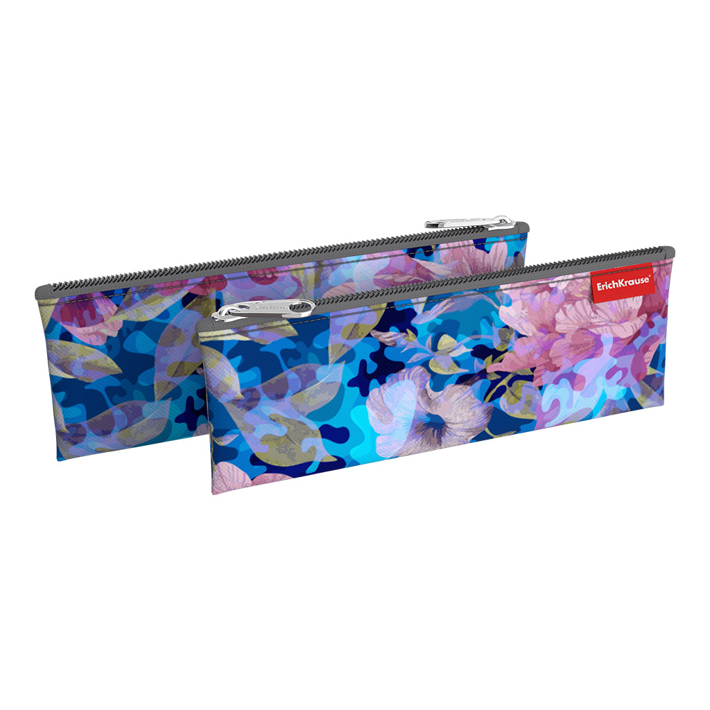Пенал конверт ErichKrause® 220х90мм Misty Flowers