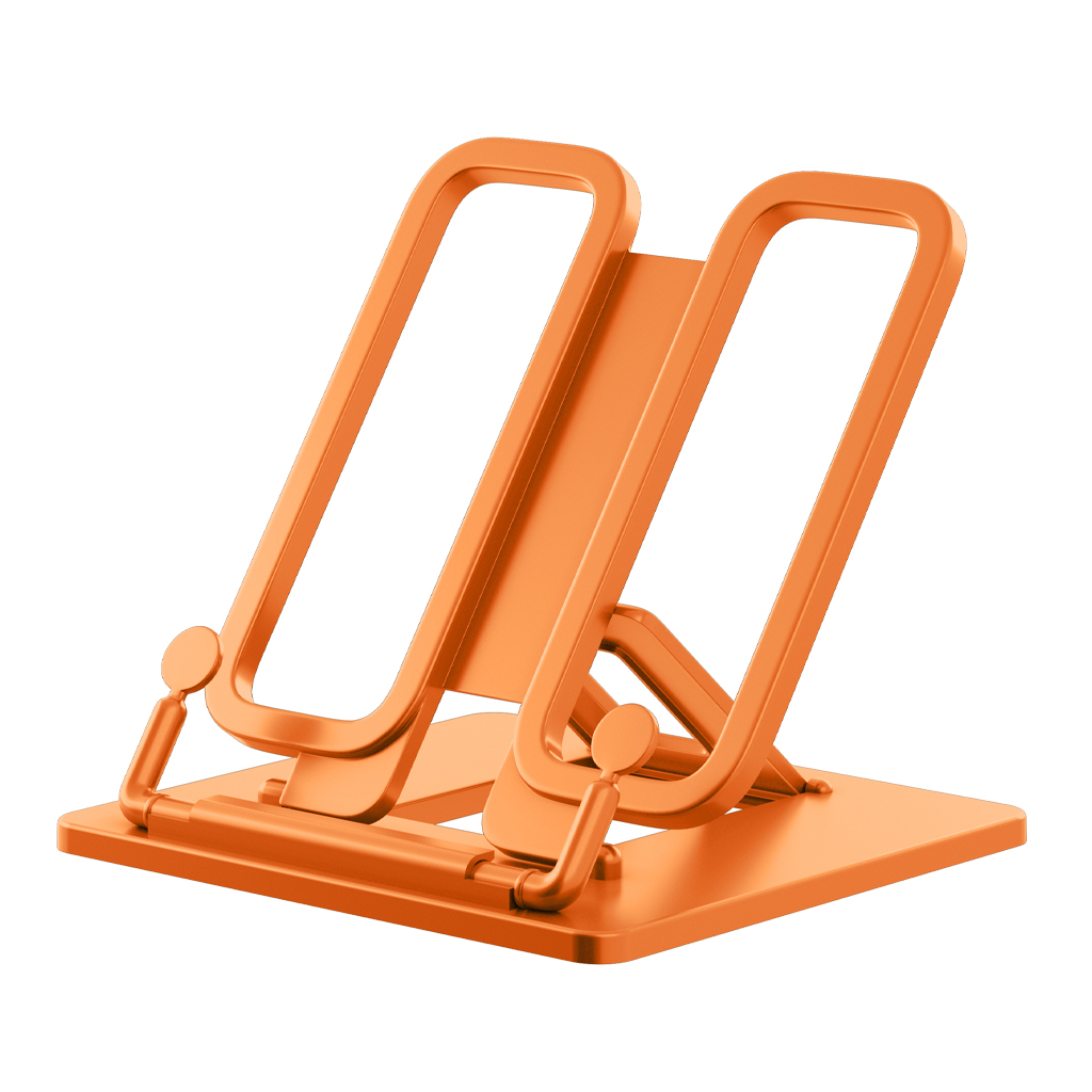 Подставка для книг пластиковая ErichKrause Base, Neon Solid, оранжевый