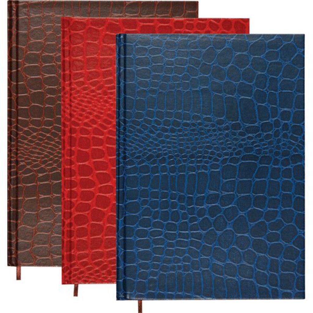 Записная книжка В6  80л. "Arkona", иск.кожа, тв. обложка, клетка, ляссе, ассорти