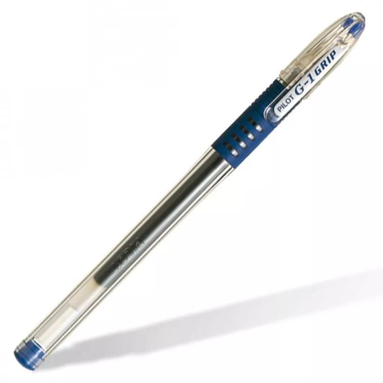 Ручка гелевая пр. корп. 0,5мм рез. грип син