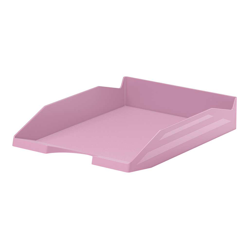 Лоток для бумаг пластиковый ErichKrause Office, Manga, розовый