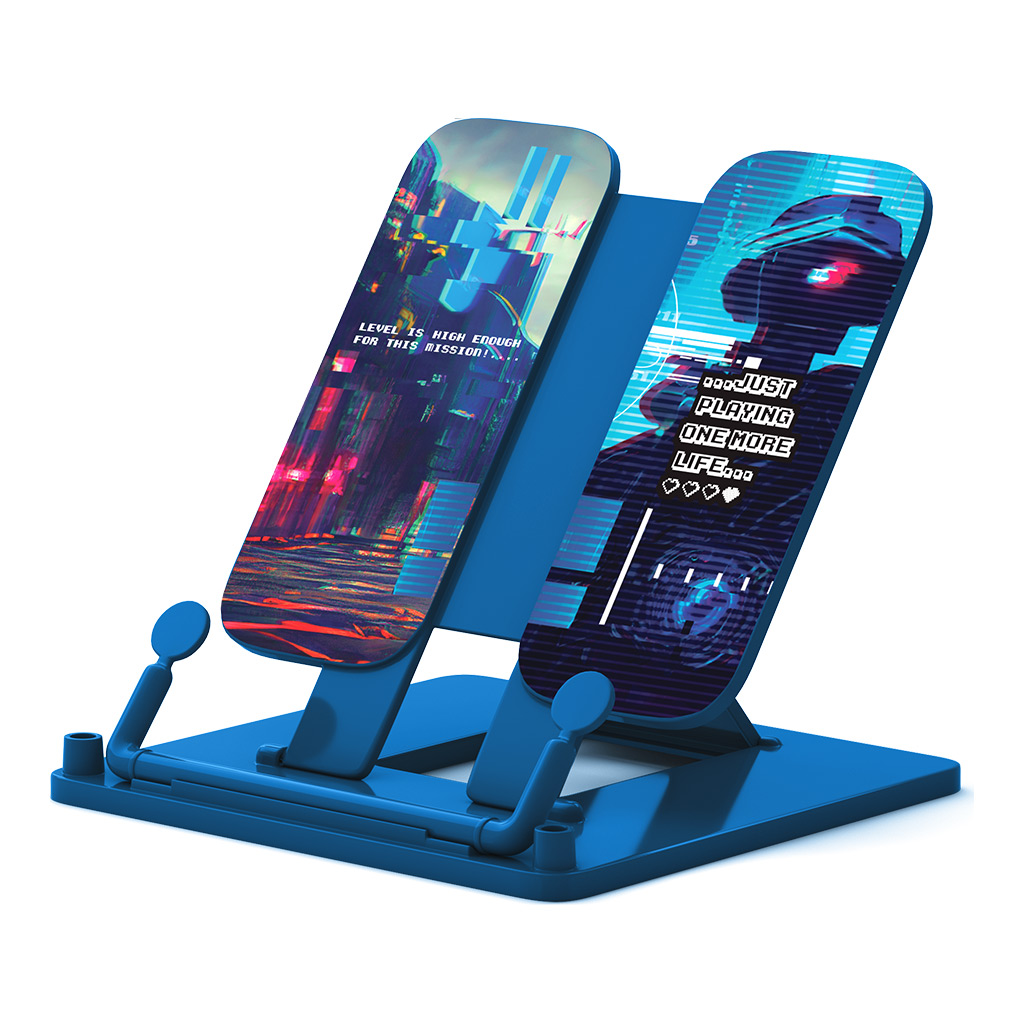 Подставка для книг пластиковая ErichKrause Cyber Game, синий